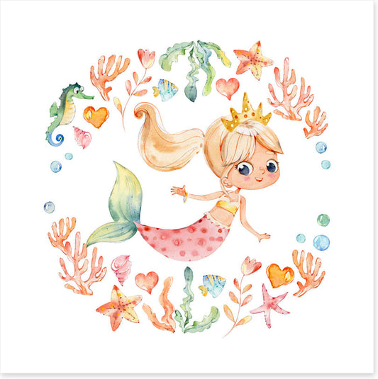 The princess mermaid