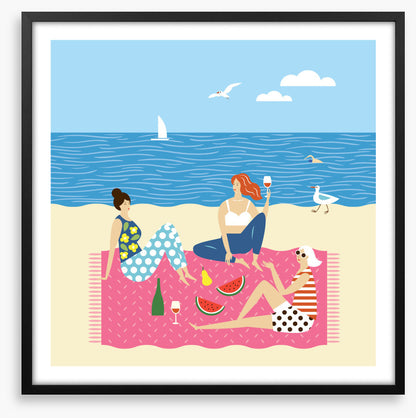 Picnic on the sand