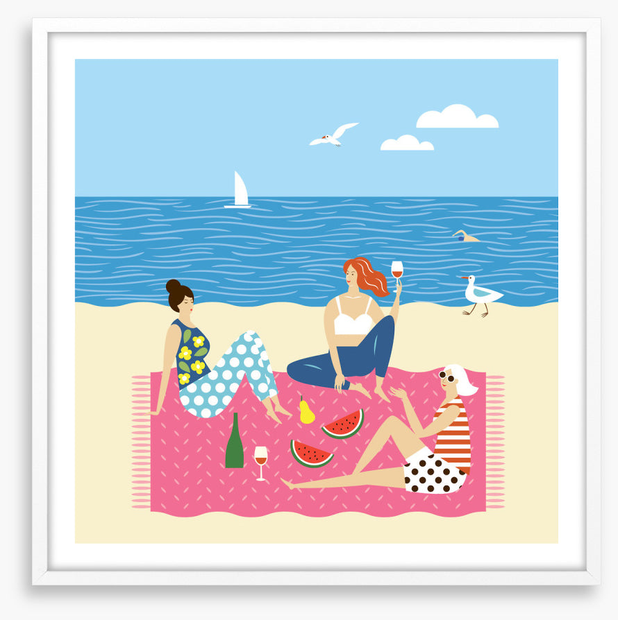 Picnic on the sand
