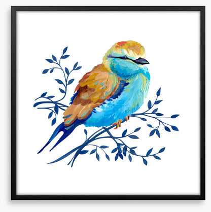 Blue branch perch I