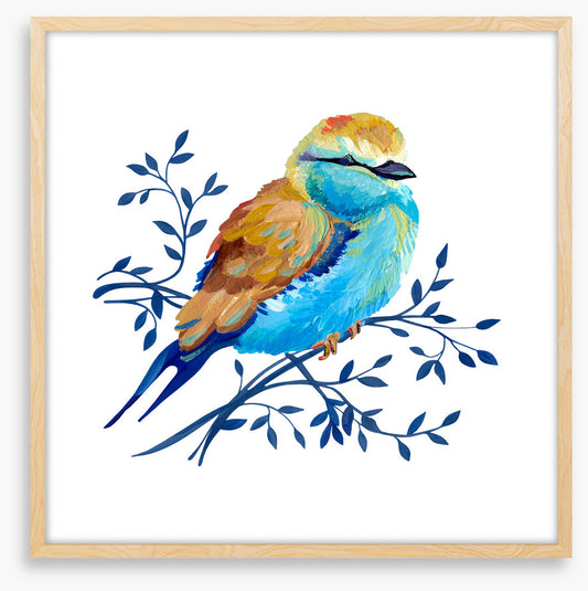Blue branch perch I