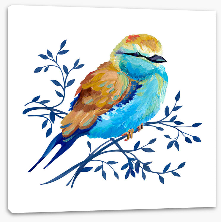 Blue branch perch I