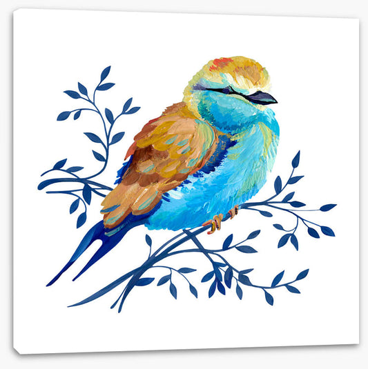 Blue branch perch I