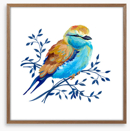 Blue branch perch I