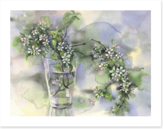 A glass of blossom