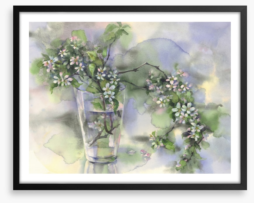 A glass of blossom