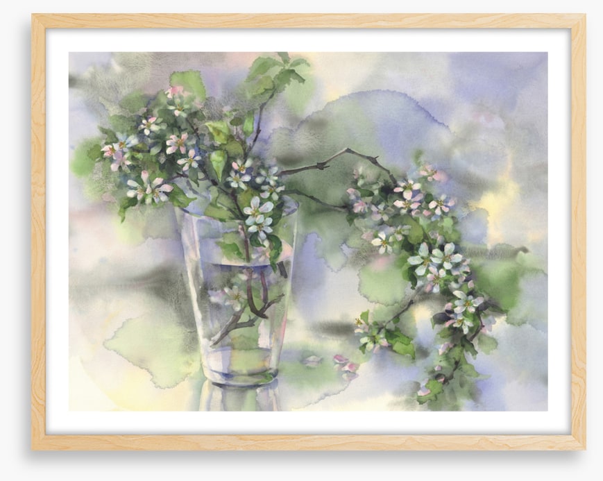 A glass of blossom