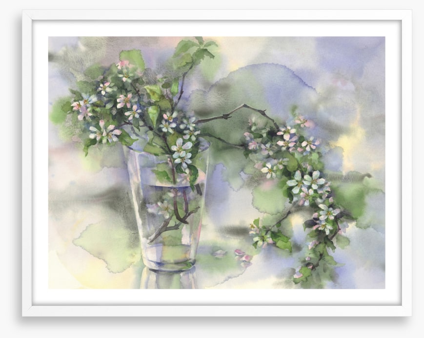 A glass of blossom