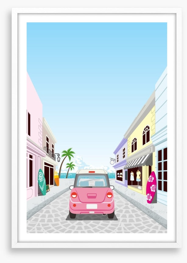 Street to the surf