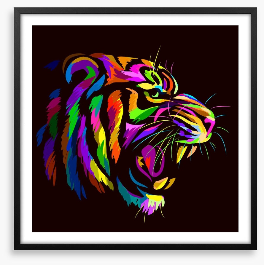 Neon tiger
