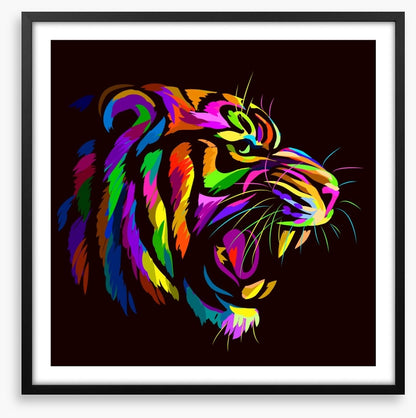 Neon tiger
