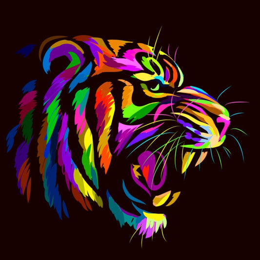 Neon tiger