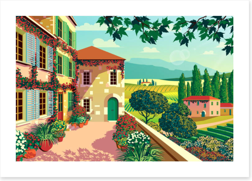 The Tuscan terrace