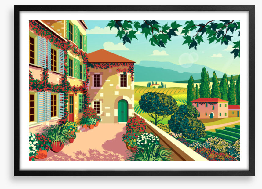 The Tuscan terrace