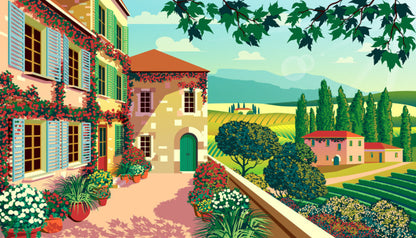 The Tuscan terrace