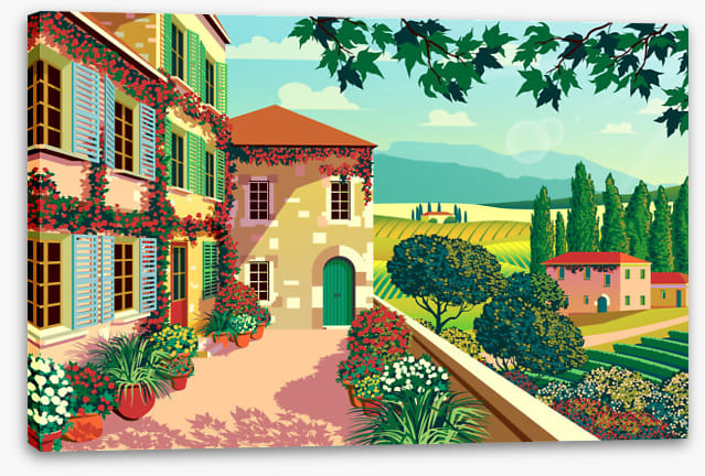 The Tuscan terrace