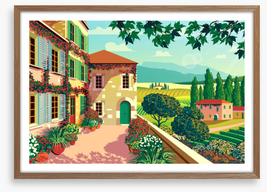 The Tuscan terrace