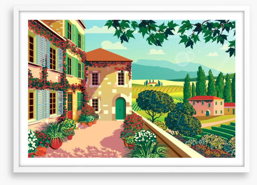 The Tuscan terrace