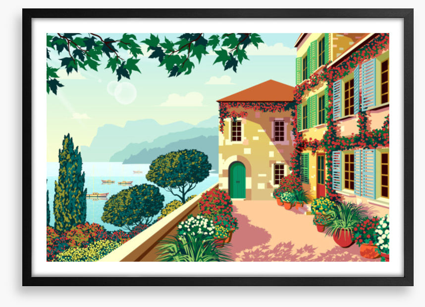 That lakeside terrace