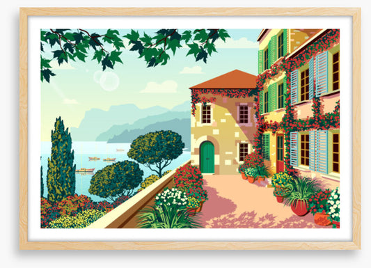 That lakeside terrace