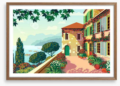 That lakeside terrace