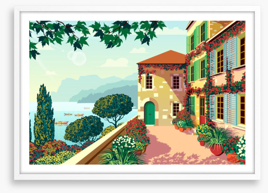 That lakeside terrace
