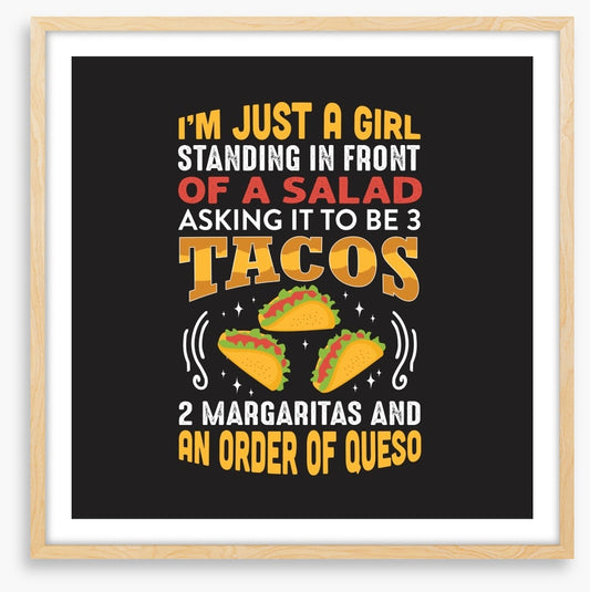 Three tacos