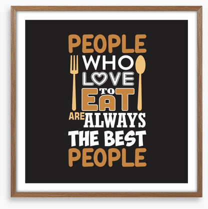 My kind of people