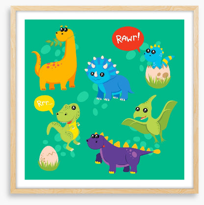 Baby dino garden
