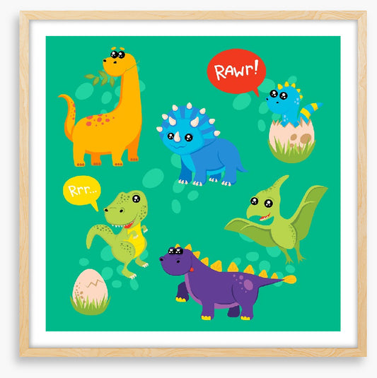 Baby dino garden