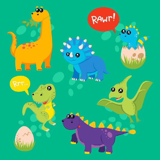Baby dino garden