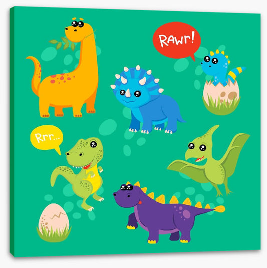 Baby dino garden
