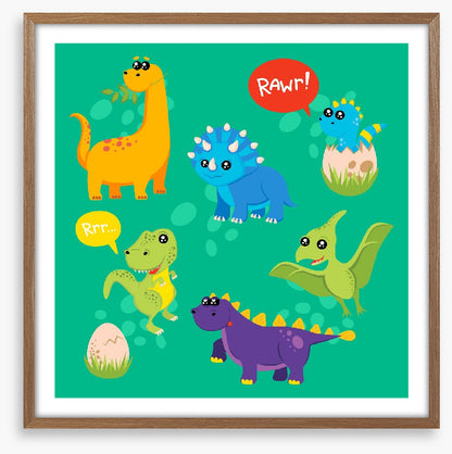 Baby dino garden
