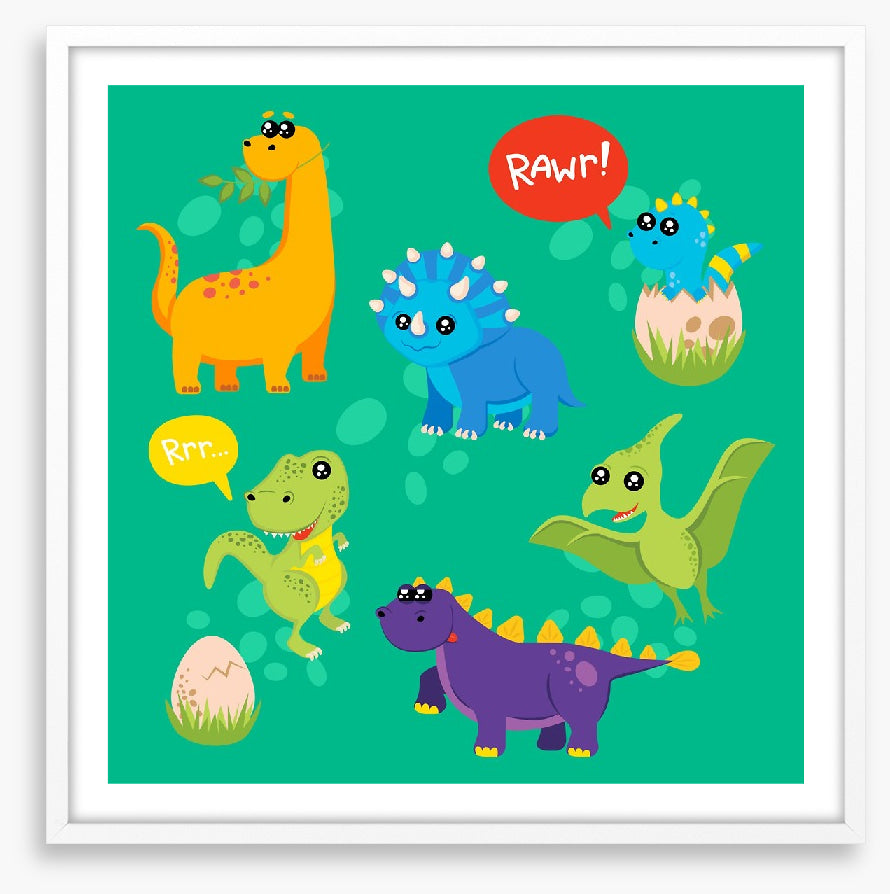 Baby dino garden