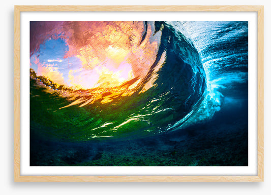 Through the wave