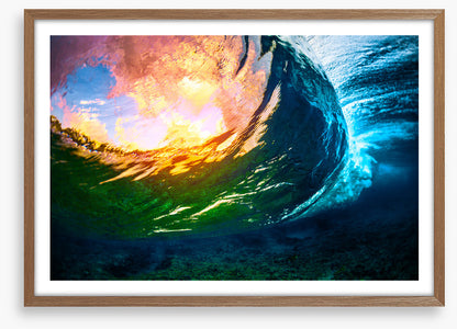 Through the wave