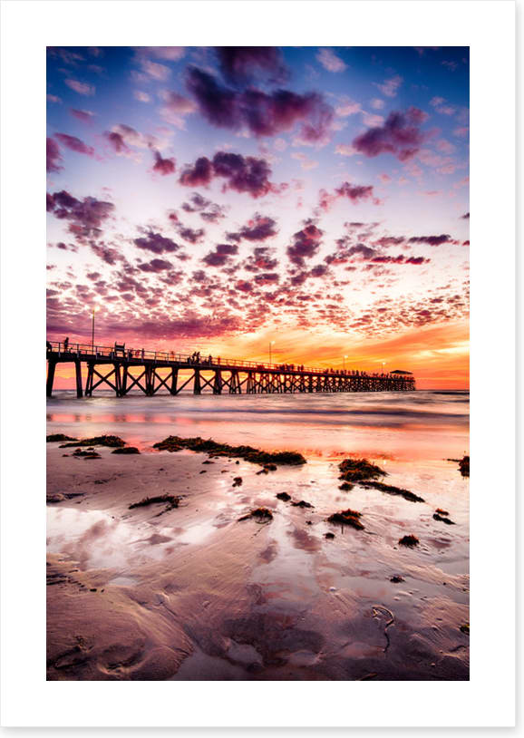 Grange jetty sunset
