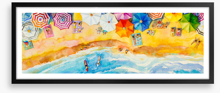 Perfect beach panorama