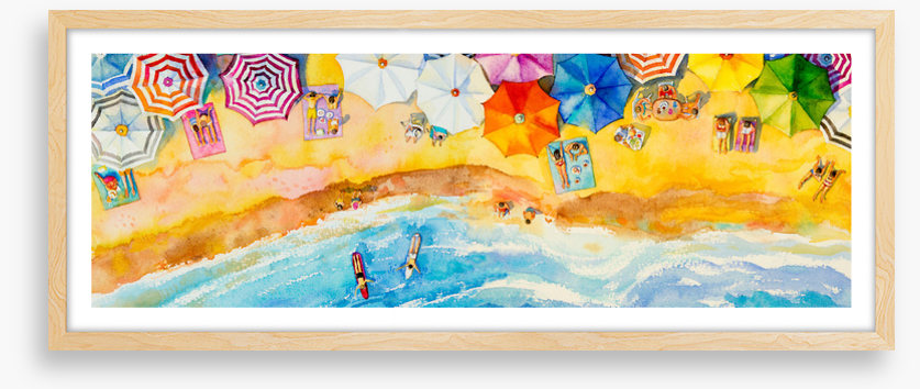 Perfect beach panorama