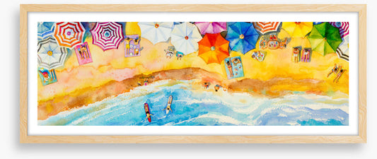 Perfect beach panorama