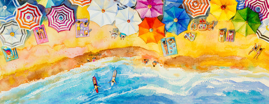 Perfect beach panorama