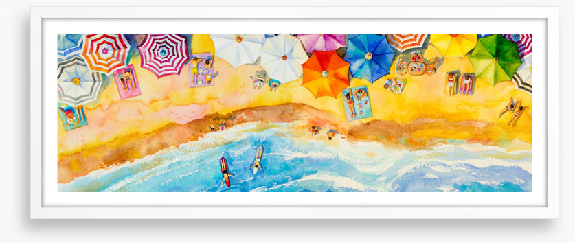 Perfect beach panorama