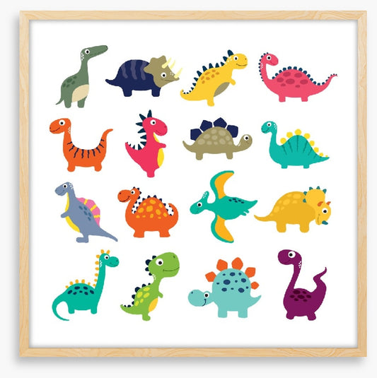 Dinos left and right