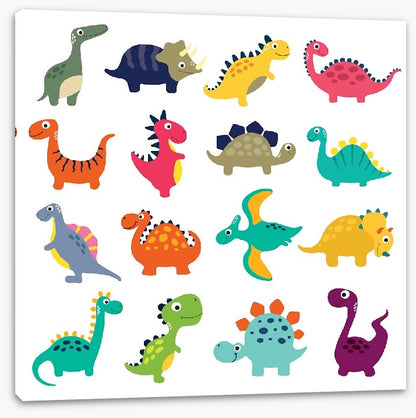 Dinos left and right
