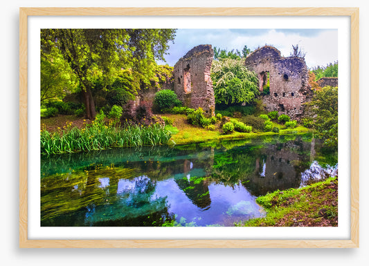 Riverbank ruins