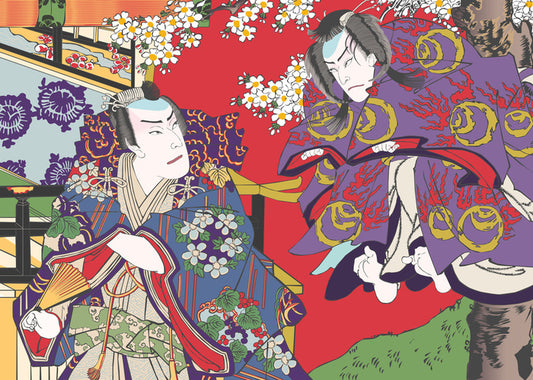 Yoshitsune and Tadanobu