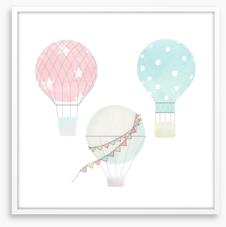 Pastel balloons