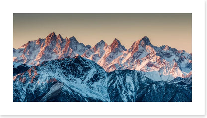 Snowy Sichuan mountains