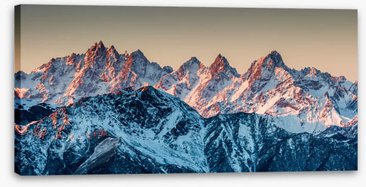 Snowy Sichuan mountains