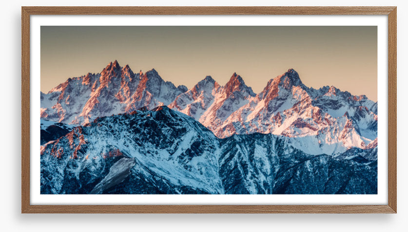 Snowy Sichuan mountains